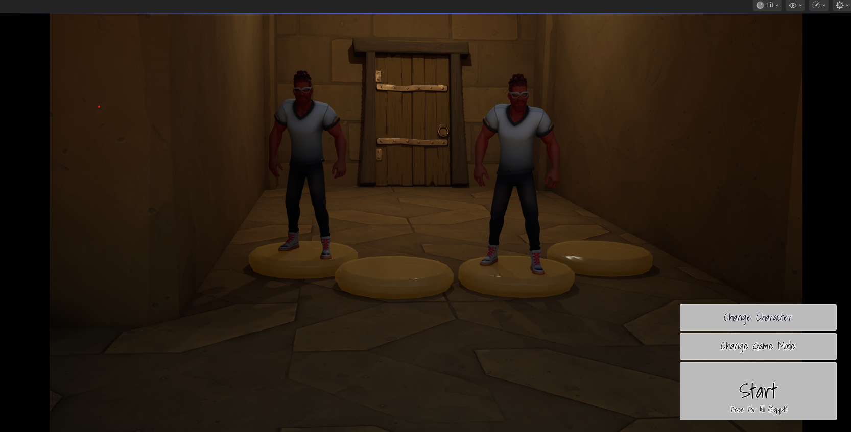 Deadwave lobby and loadout screen - multiplayer zombie game